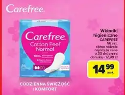 Carrefour Wkładki higieniczne Carefree oferta