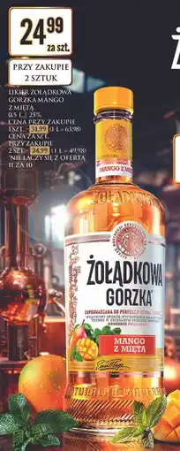 Dino Wódka Żołądkowa Gorzka Mango Z Miętą oferta