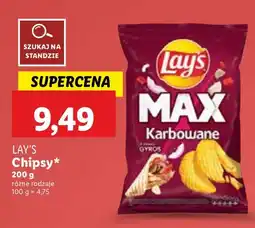 Lidl Chipsy Lay's Max Karbowane oferta