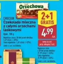 ALDI Czekolada orzechowa Choceur oferta