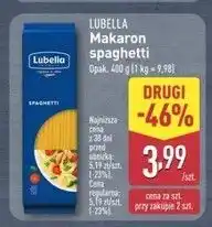 ALDI Makaron spaghetti Lubella oferta