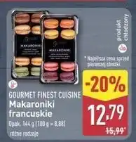ALDI Makaroniki francuskie Gourmet Finest Cuisine oferta