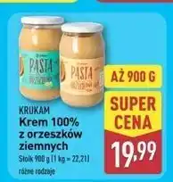 ALDI Krem pasta orzechowa Krukam oferta
