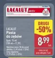 ALDI Pasta do zębów Lacalut Aktiv oferta