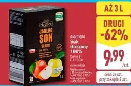 ALDI Sok jabłkowy słodki Rio D'oro oferta