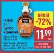 ALDI Syrop klonowy Trader Joe's oferta