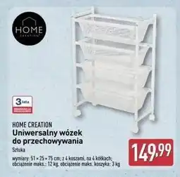 ALDI Wózek do przechowywania 51 x 25 75 cm Home Creation oferta