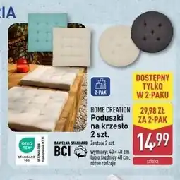 ALDI Poduszka na krzesło śr. 40 cm Home Creation oferta