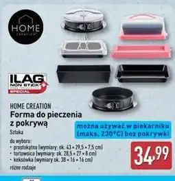 ALDI Forma do pieczenia z pokrywą keksówka Home Creation oferta