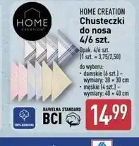 ALDI Chusteczki do nosa damskie 30 x cm Home Creation oferta