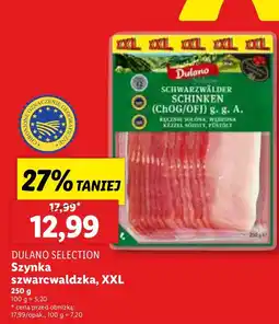 Lidl Szynka szwarcwaldzka XXL Dulano Selection oferta