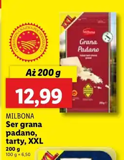 Lidl Ser grana padano, tarty, XXL MILBONA oferta