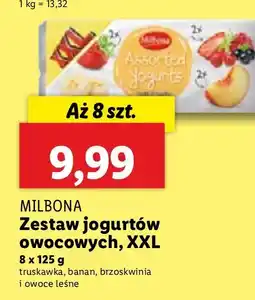 Lidl Jogurt Zestaw jogurtów owocowych, XXL MILBONA oferta
