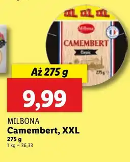 Lidl Ser Camembert, XXL MILBONA oferta