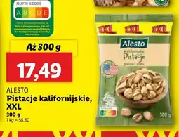 Lidl Pistacje kalifornijskie Alesto XXL oferta