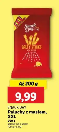Lidl Paluchy z masłem Snack Day XXL oferta