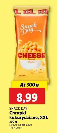 Lidl Chrupki kukurydziane Snack Day XXL oferta
