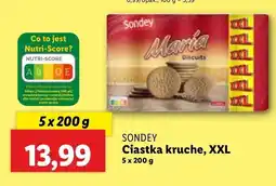 Lidl Ciastka kruche Sondey XXL oferta