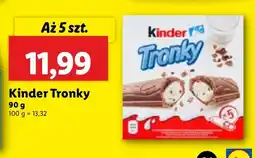 Lidl Wafelek Kinder Tronky oferta