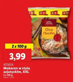 Lidl Makaron w stylu azjatyckim Glass Noodles, XXL VITASIA oferta