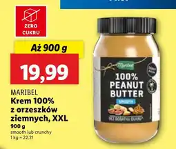 Lidl Krem z orzeszków ziemnych 100%, XXL MARIBEL oferta