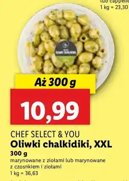 Lidl Oliwki chalkidiki CHEF SELECT & YOU XXL oferta