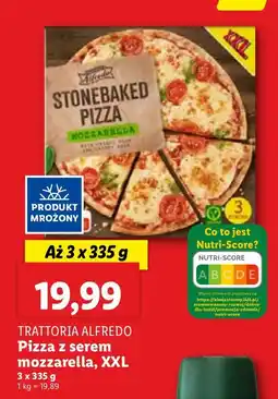 Lidl Pizza z serem mozzarella TRATTORIA ALFREDO XXL oferta