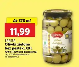 Lidl Oliwki zielone BARESA bez pestek XXL oferta