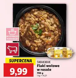 Lidl Flaki wołowe w rosole Smakmak oferta