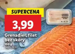 Lidl Ryba grenadier filet bez skóry Lidl oferta