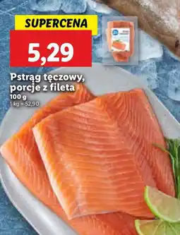 Lidl Ryba pstrąg tęczowy porcje z fileta Lidl oferta