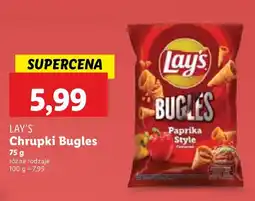 Lidl Chrupki Lay's Bugles Papryka oferta