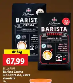 Lidl Kawa ziarnista Bellarom Barista Crema lub Espresso oferta