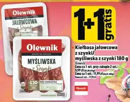 Topaz Kiełbasa jalowcowa/myśliwska z szynki 180 g Olewnik oferta