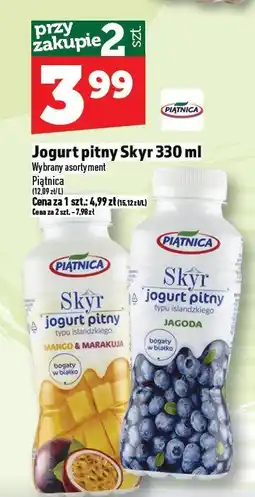Topaz Jogurt pitny Skyr Piątnica oferta