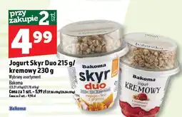 Topaz Jogurt Skyr Duo kremowy Bakoma oferta