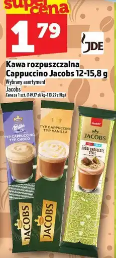 Topaz Kawa rozpuszczalna Cappuccino Jacobs 12-15,8g oferta