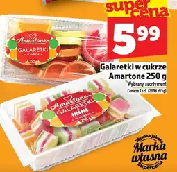 Topaz Galaretki w cukrze Amartone 250g oferta