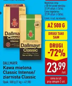 ALDI Kawa mielona ziarnista Classic Dallmayr oferta