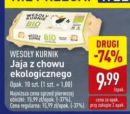 ALDI Jaja z chowu ekologicznego Wesoły Kurnik oferta