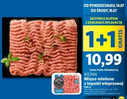 Lidl Mięso mielone z łopatki wieprzowej Rzeźnik oferta