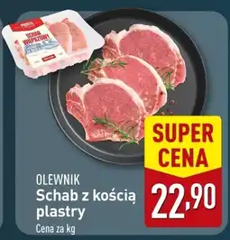 ALDI Schab z kością plastry Olewnik oferta