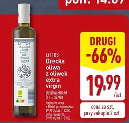 ALDI Oliwa z oliwek extra virgin Lyttos oferta