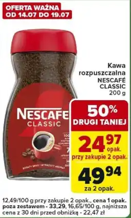 Carrefour Express Kawa rozpuszczalna NESCAFÉ CLASSIC oferta