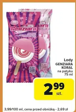 Carrefour Express Lody Genziara Koral na patyku oferta
