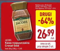 ALDI Kawa rozpuszczalna Cronat Gold Jacobs oferta