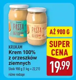 ALDI Krem 100% z orzeszków ziemnych Krukam oferta