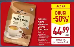 ALDI Kawa ziarnista Crema & Aroma BARISSIMO oferta