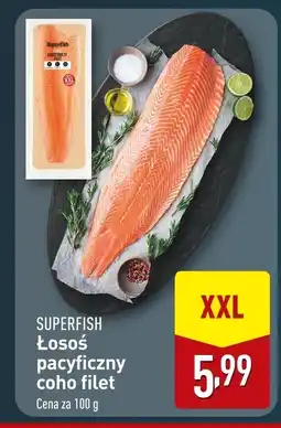 ALDI Łosoś pacyficzny coho filet SUPERFISH oferta