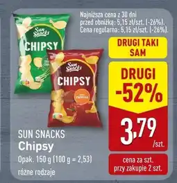 ALDI Chipsy SUN SNACKS oferta
